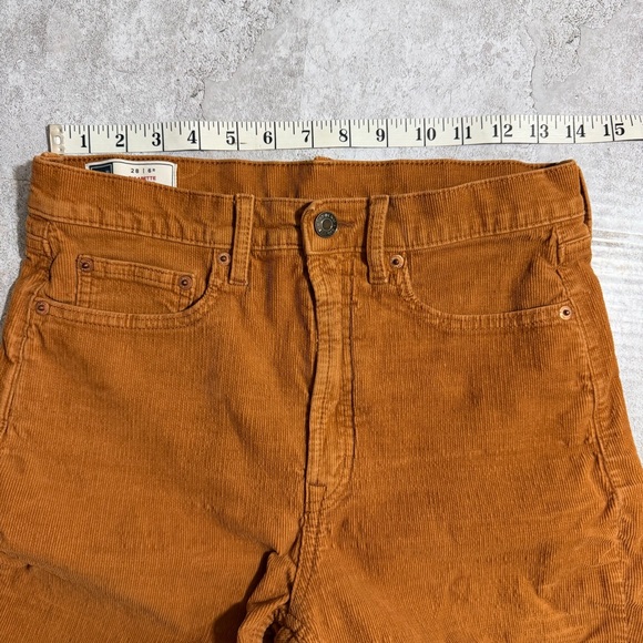 Gap Women's Tan Corduroy Cigarette High Rise 6R 28 Workwear Casual - Picture 3 of 7